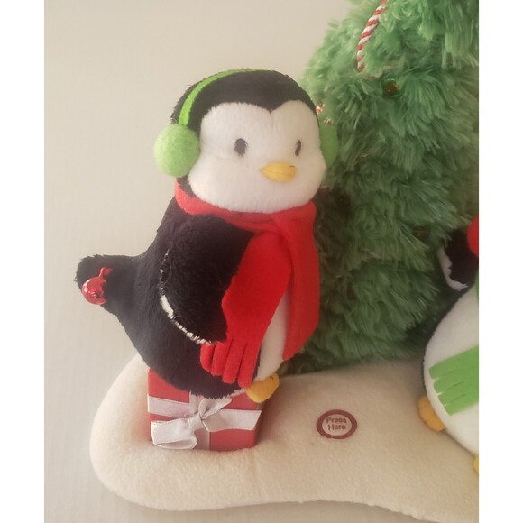 2006 Hallmark Jingle Pals Very Merry Trio Snowman Penguin Christmas Tree - Picture 3 of 13